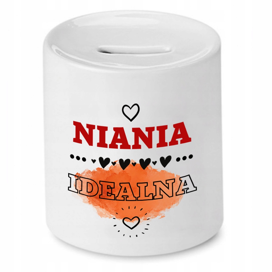 Dla Niani Opiekunki Prezent Skarbonka Idealna Z Nadrukiem Ze Zdjęciem