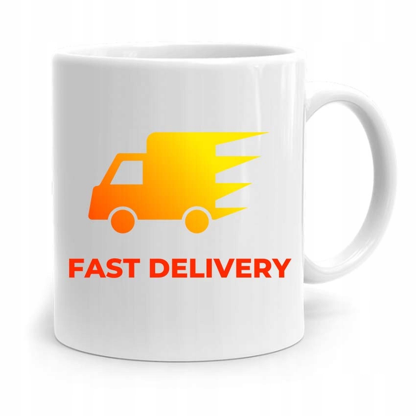 Kubek Prezent Dla Kuriera Kurier Fast Delivery Z Nadrukiem Ze Zdjęciem