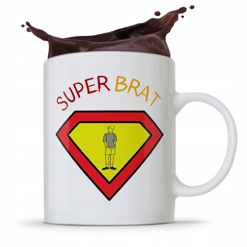 Kubek Prezent Dla Brata Braciszka Super Brat Z Nadrukiem Ze Zdjęciem