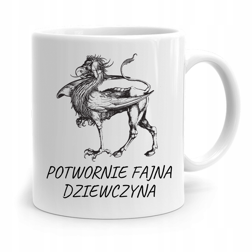 Kubek Dla Dziewczyny Potwornie Fajna Dziewczyna Z Nadrukiem Ze Zdjęciem