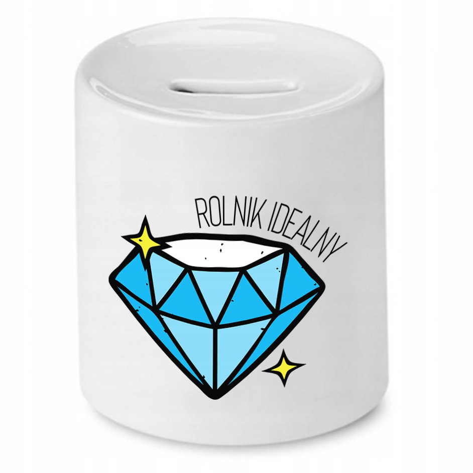 Skarbonka Prezent Dla Rolnika Idealny Z Nadrukiem Ze Zdjęciem