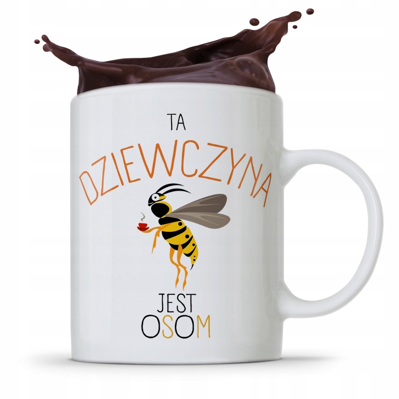 Kubek Prezent Dla Dziewczyny Dziewczyna Jest Osom Z Nadrukiem Ze Zdjęciem