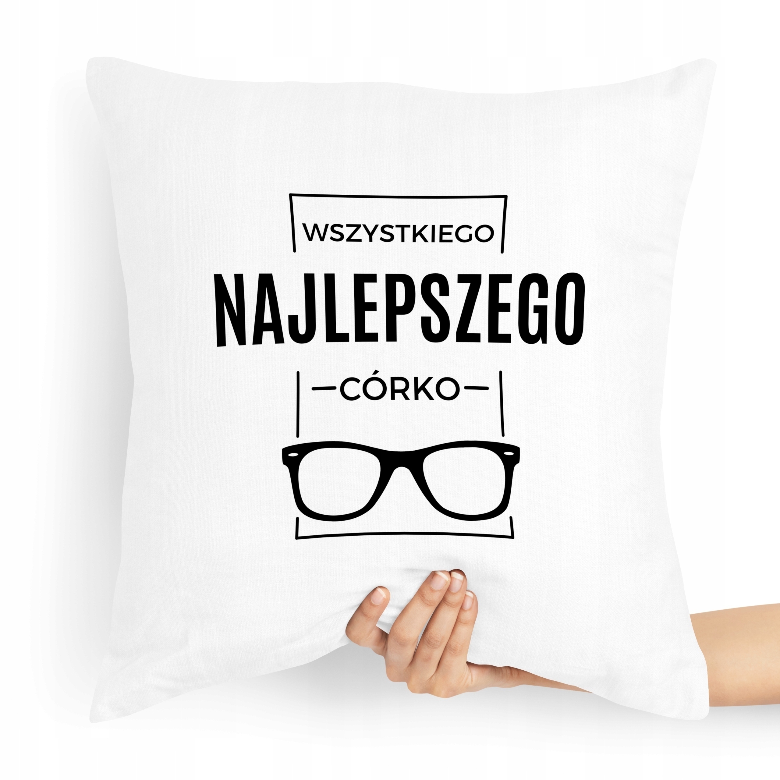 Poduszka Prezent Dla Córki Wszystkiego Najlepszego Z Nadrukiem Ze Zdjęciem