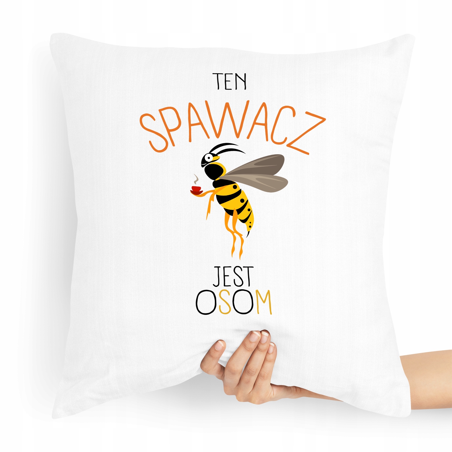 Poduszka Prezent Spawacza Ten Spawacz Jest Osom Z Nadrukiem Ze Zdjęciem