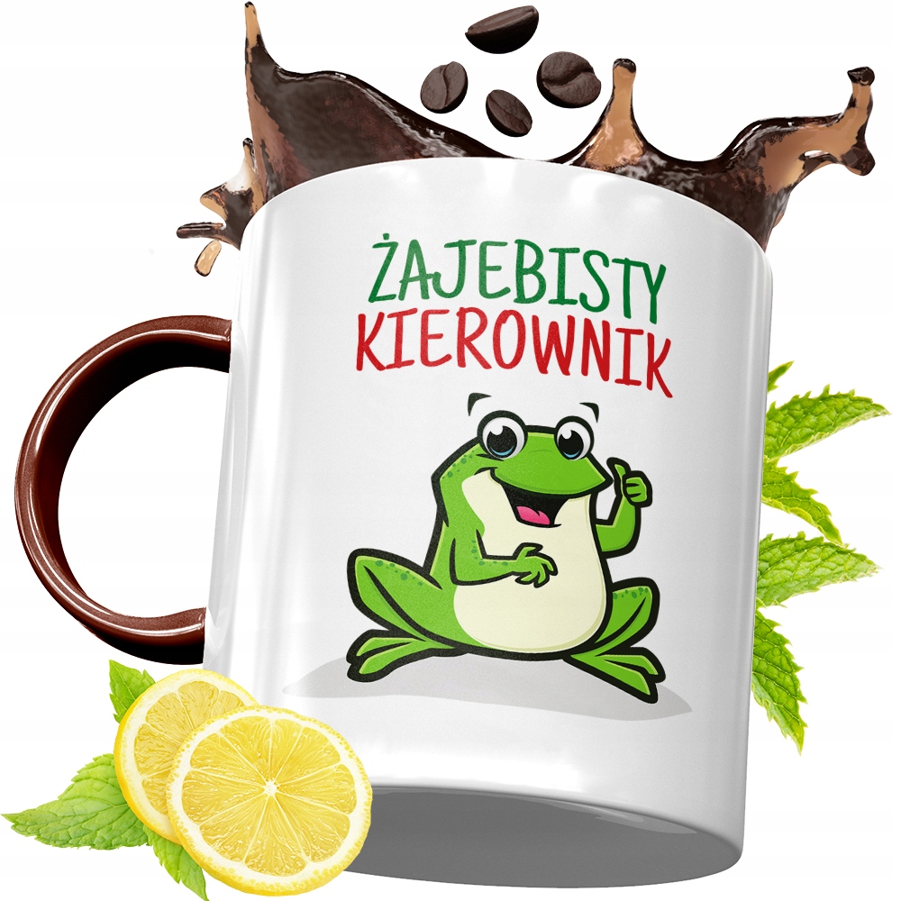 Kubek Bordowy Dla Kierownika Na Urodziny Prezent Z Nadrukiem Ze Zdjęciem