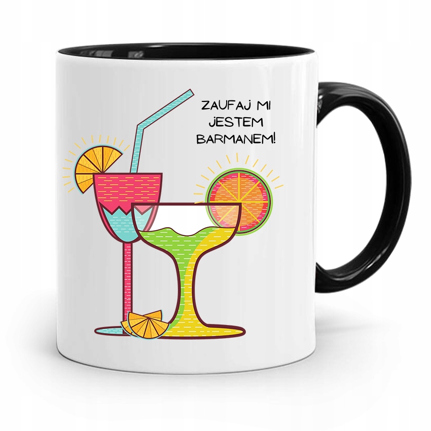 Kubek Prezent Dla Barmana Zaufaj Mi Jestem Prezent Z Nadrukiem Ze Zdjęciem