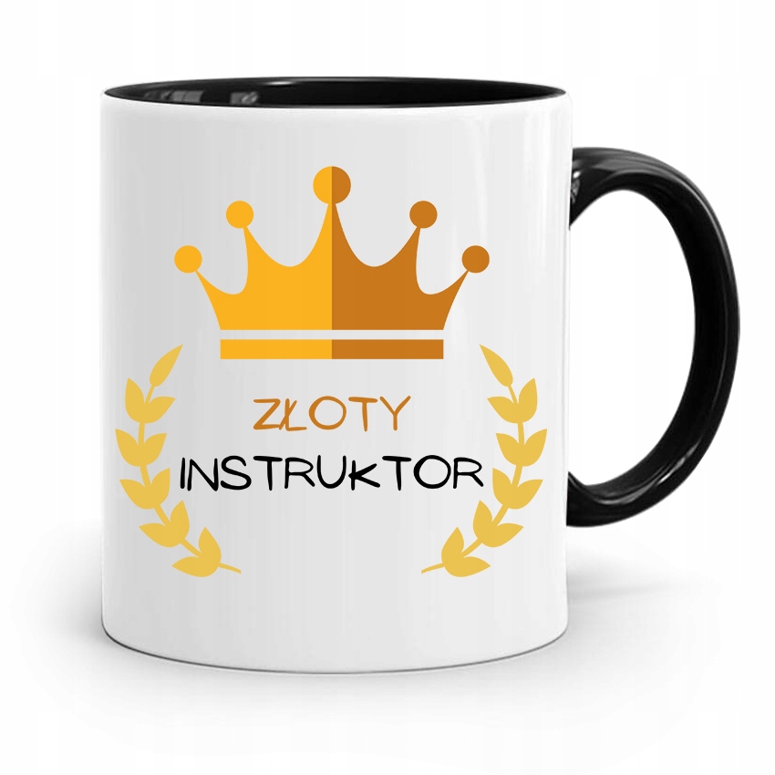 Dla Instruktora Prawa Jazdy Kubek Czarny Prezent Z Nadrukiem Ze Zdjęciem