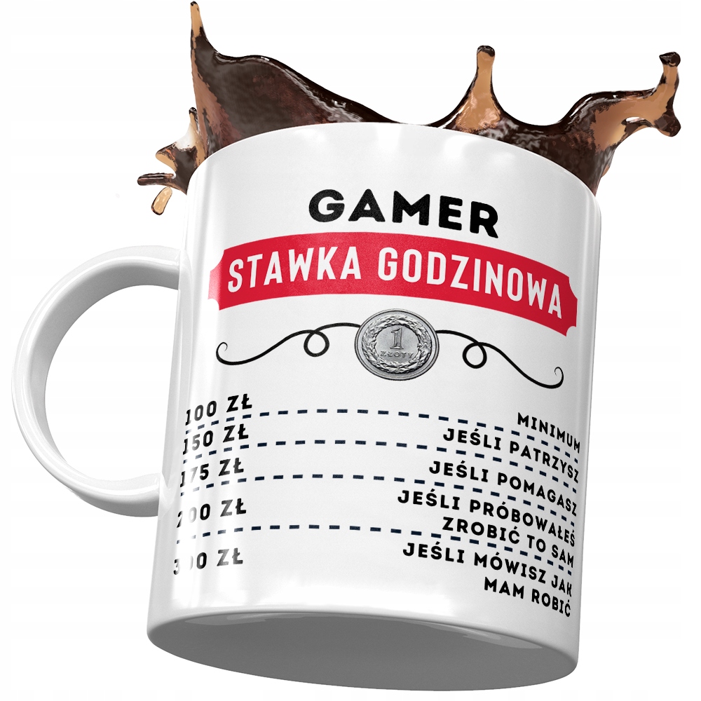 Dla Gamera Kubek Na Urodziny Imieniny Na Prezent Z Nadrukiem Ze Zdjęciem