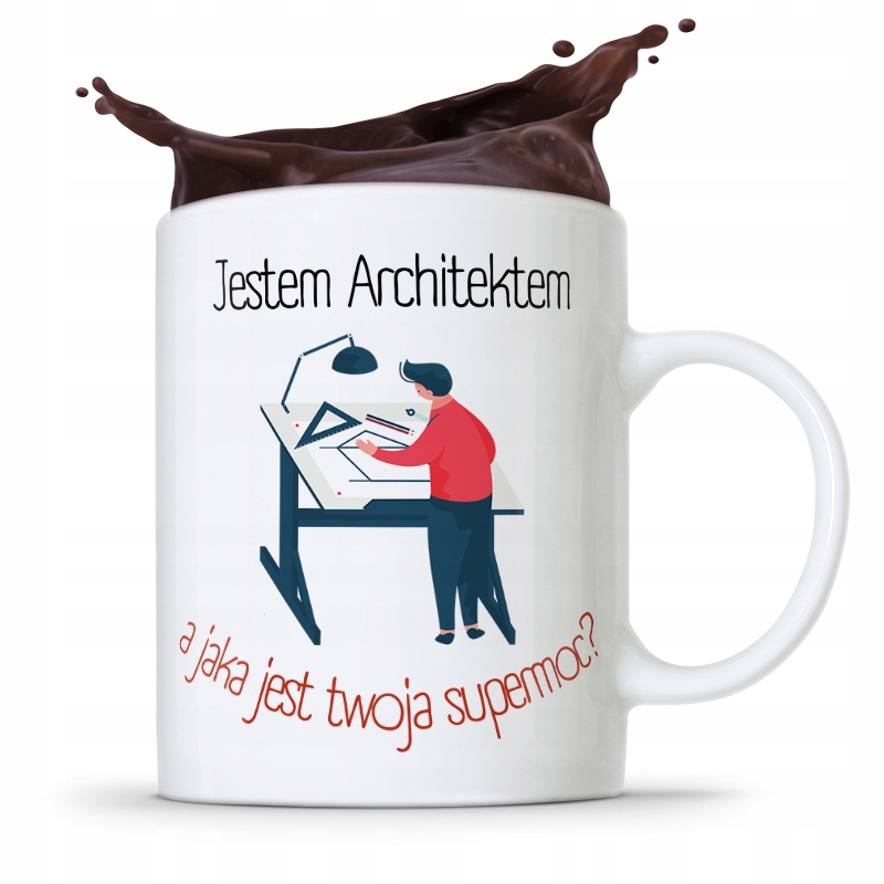 Kubek Architekta Projektanta Jestem Architektem Z Nadrukiem Ze Zdjęciem