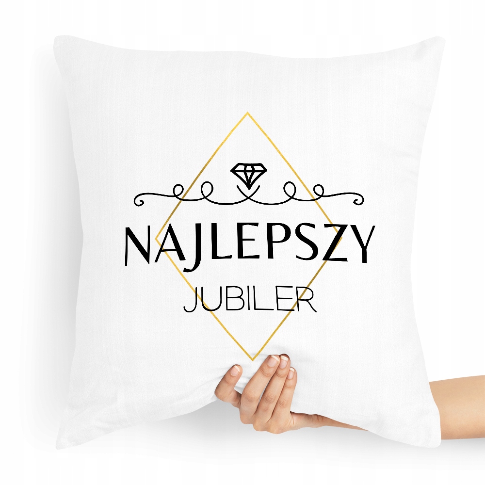 Prezent Poduszka Dla Jubilera Najlepszy Jubiler Z Nadrukiem Ze Zdjęciem