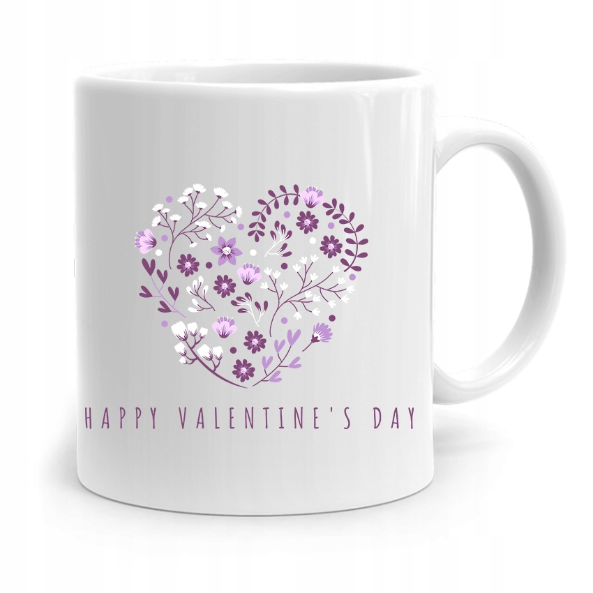 Kubek Prezent Na Walentynki Happy Valentine's Day Z Nadrukiem Ze Zdjęciem