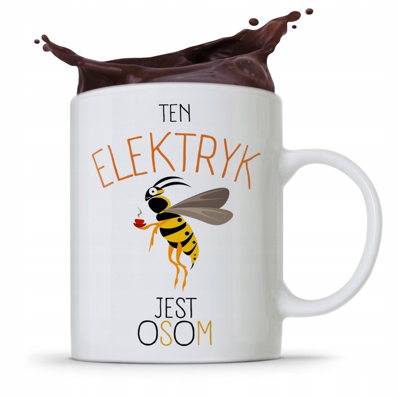 Kubek Prezent Dla Elektryka Ten Elektryk Jest Osom Z Nadrukiem Ze Zdjęciem