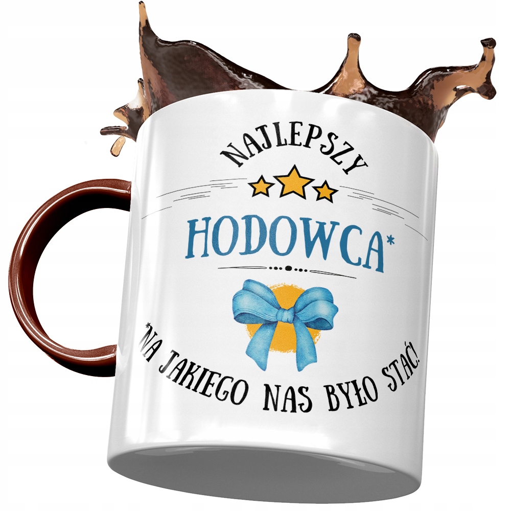 Kubek Bordowy Dla Hodowcy Najlepszy Hodowca Z Nadrukiem Ze Zdjęciem