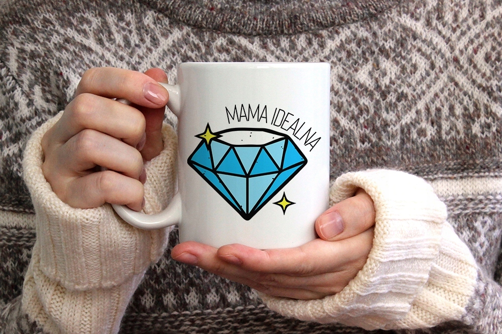 Kubek Prezent Dla Mamy Matki Miłego Dnia Mamo! Z Nadrukiem Ze Zdjęciem