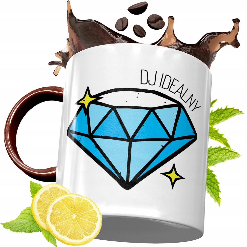 Kubek Bordowy Dla Dja Na Urodziny Prezent Z Nadrukiem Ze Zdjęciem