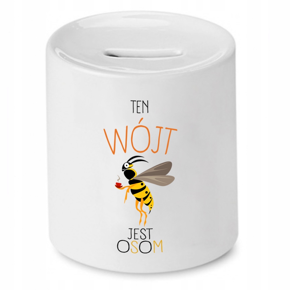 Skarbonka Prezent Dla Wójta Ten Wójt Jest Osom Z Nadrukiem Ze Zdjęciem