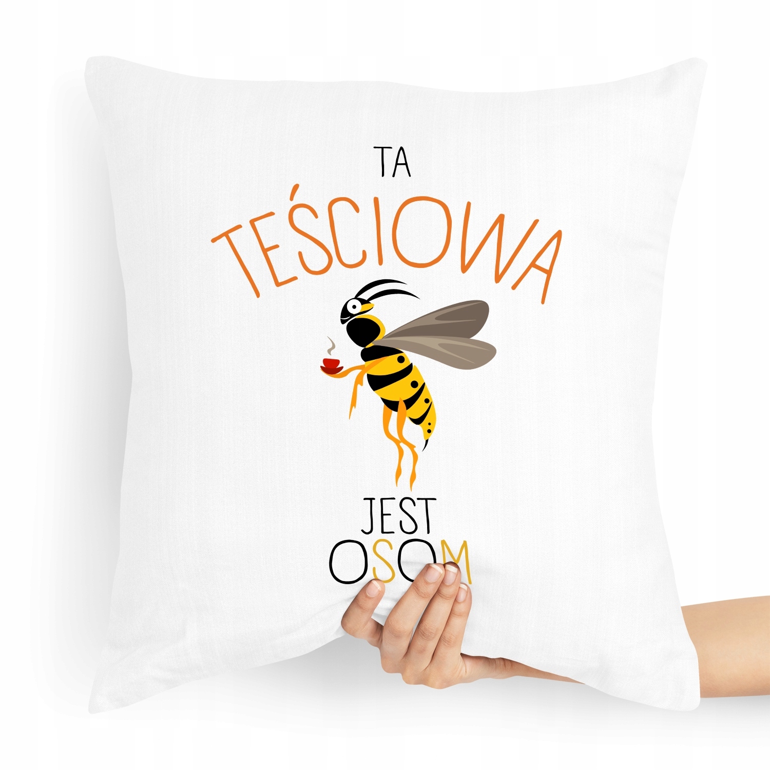 Poduszka Dla Teściowej Ta Teściowa Jest Osom Z Nadrukiem Ze Zdjęciem