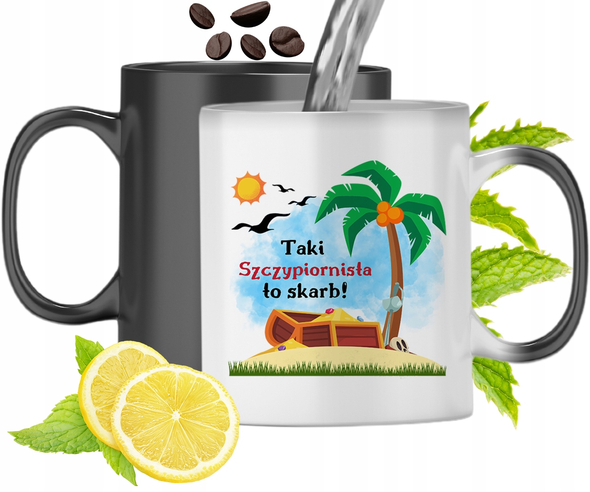 Dla Szczypiornisty Kubek Magiczny Na Prezent Z Nadrukiem Ze Zdjęciem