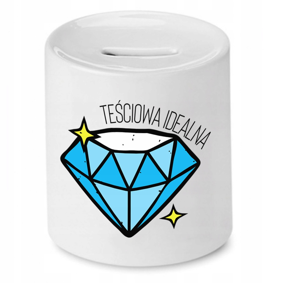 Skarbonka Dla Teściowej Idealna Prezent Z Nadrukiem Ze Zdjęciem