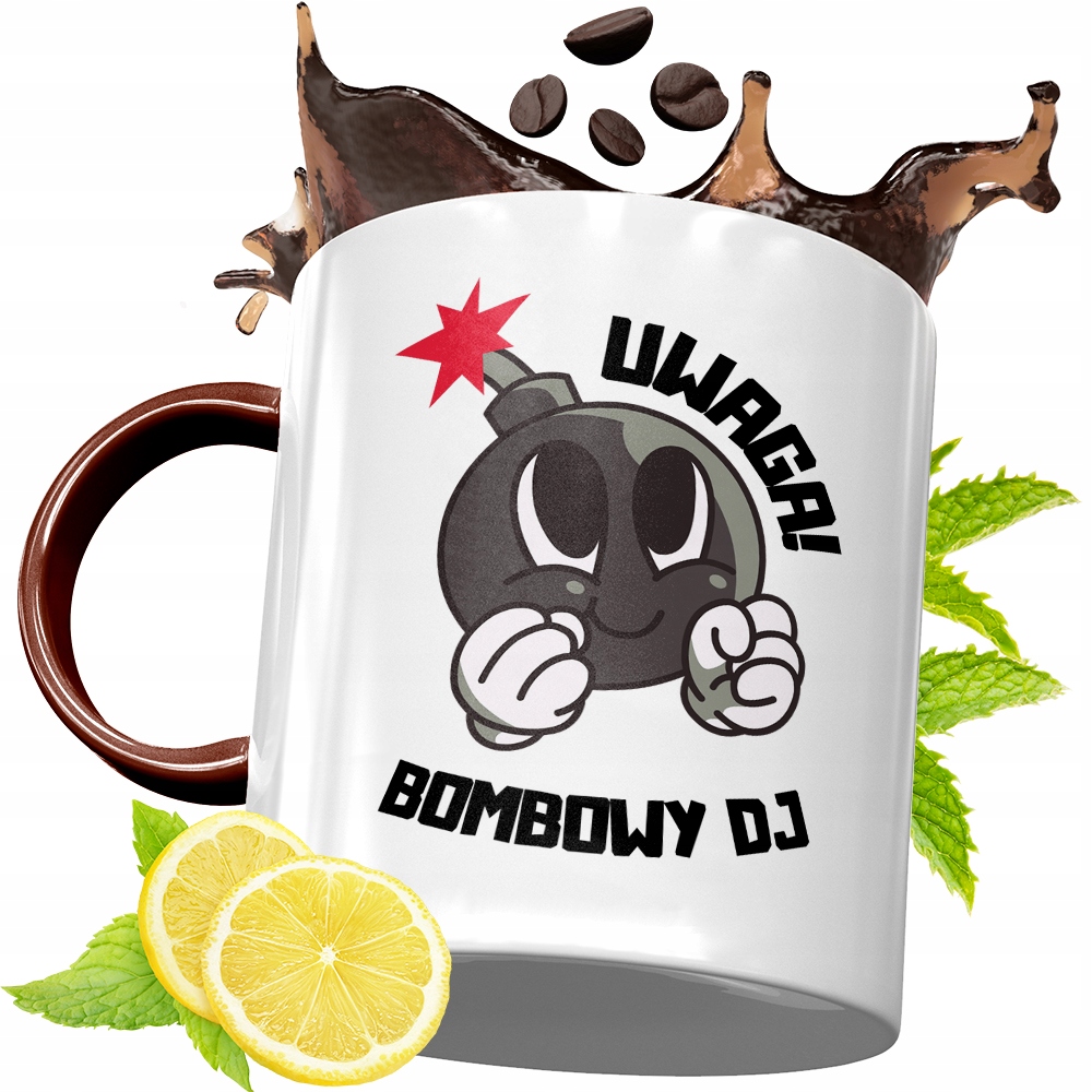 Kubek Bordowy Dla Dja Na Urodziny Prezent Z Nadrukiem Ze Zdjęciem