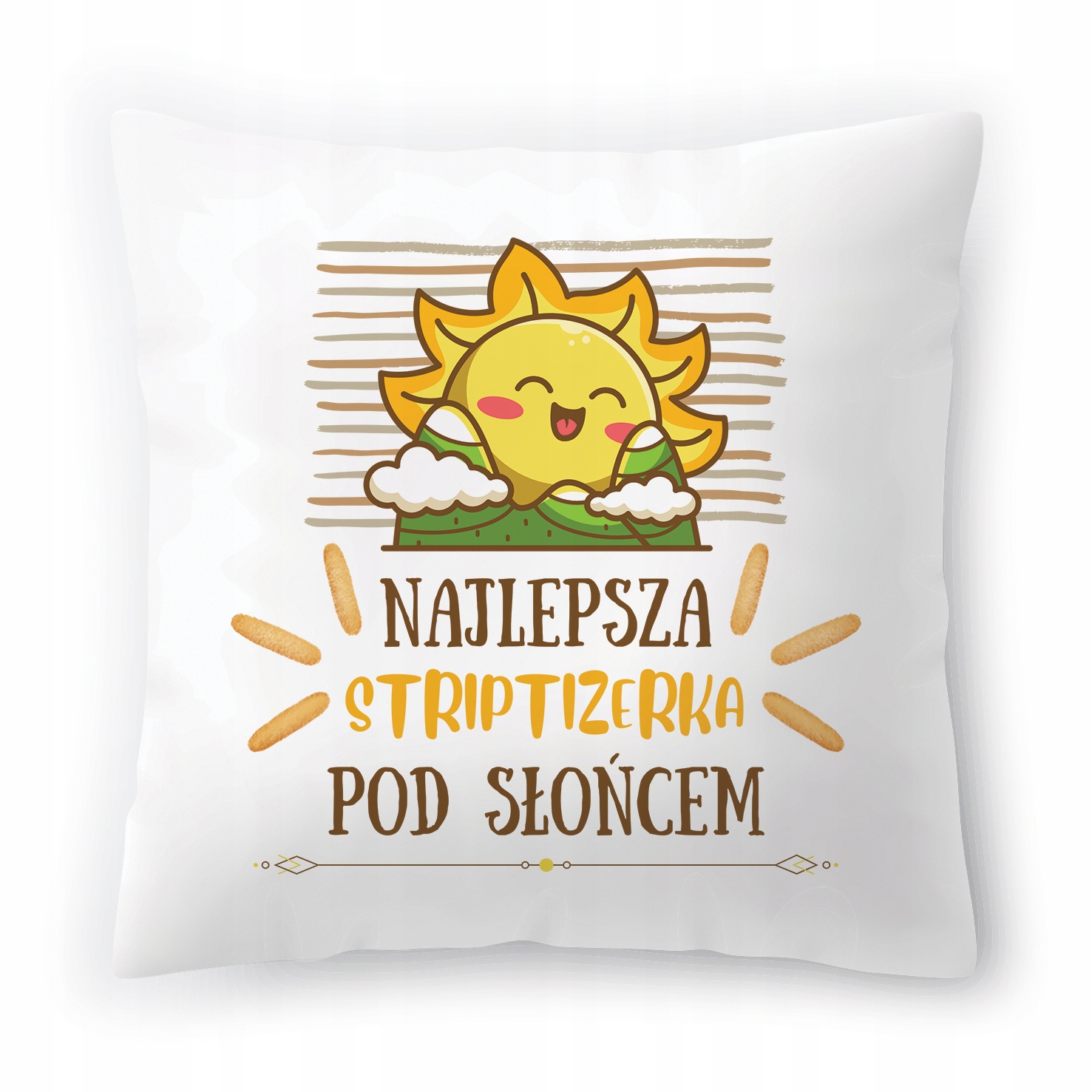 Dla Striptizerki Poduszka Na Urodziny Na Prezent Z Nadrukiem Ze Zdjęciem