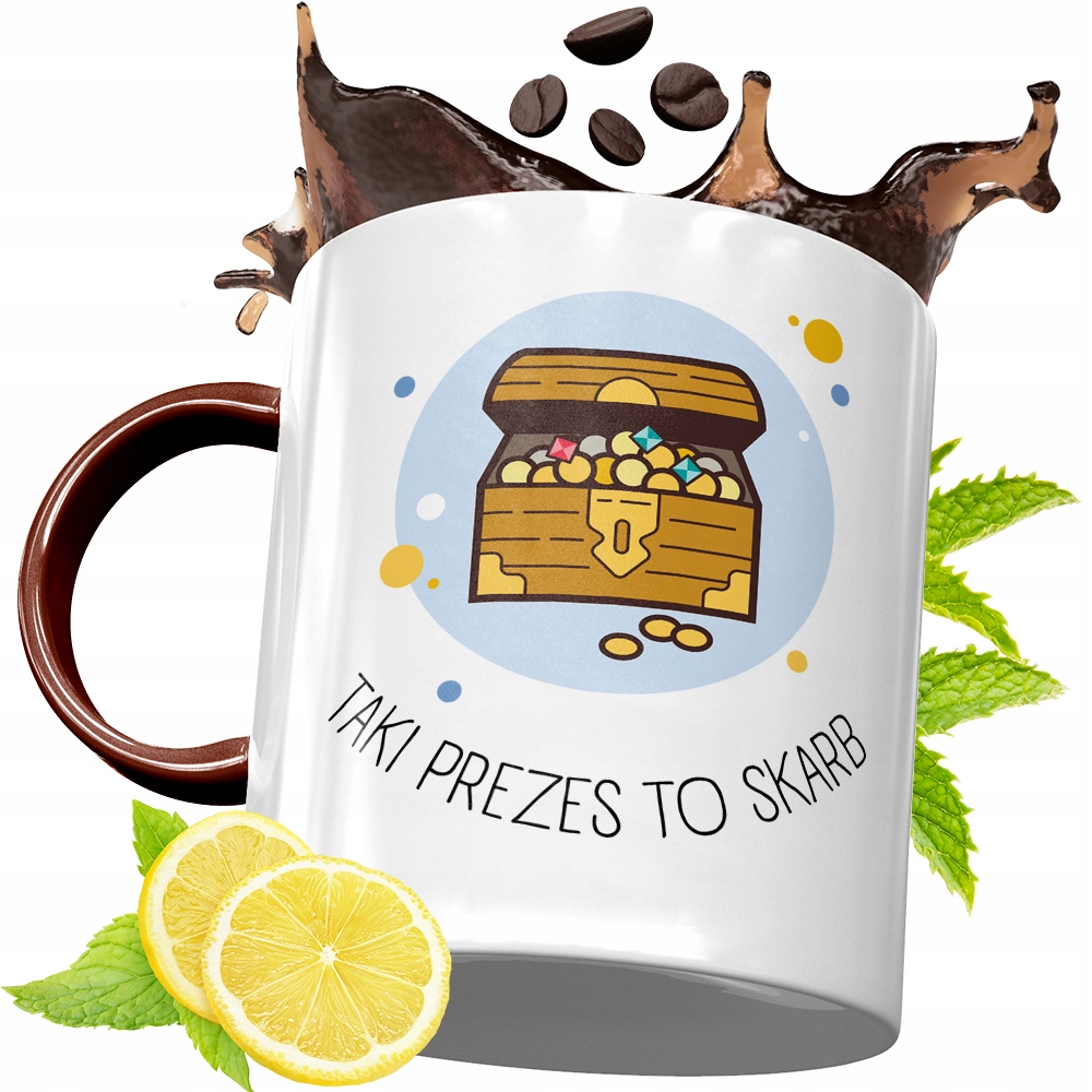 Kubek Bordowy Dla Prezesa Na Urodziny Prezent Z Nadrukiem Ze Zdjęciem