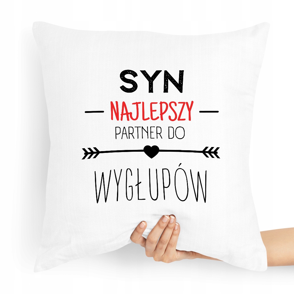 Poduszka Prezent Dla Syna Partner Do Wygłupów Z Nadrukiem Ze Zdjęciem