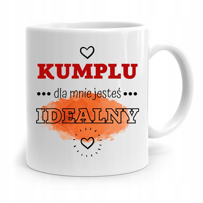 Kubek Prezent Dla Przyjaciela Idealny Kumpel Z Nadrukiem Ze Zdjęciem