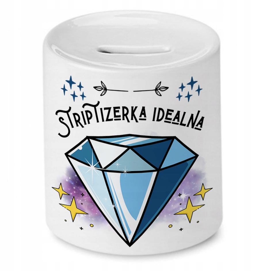 Dla Striptizerki Skarbonka Na Urodziny Na Prezent Z Nadrukiem Ze Zdjęciem