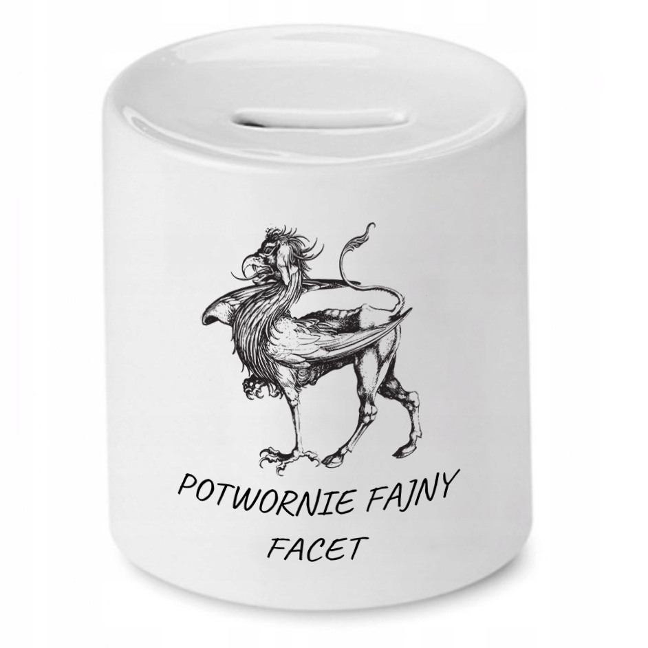 Skarbonka Dla Chłopaka Potwornie Fajny Facet Z Nadrukiem Ze Zdjęciem