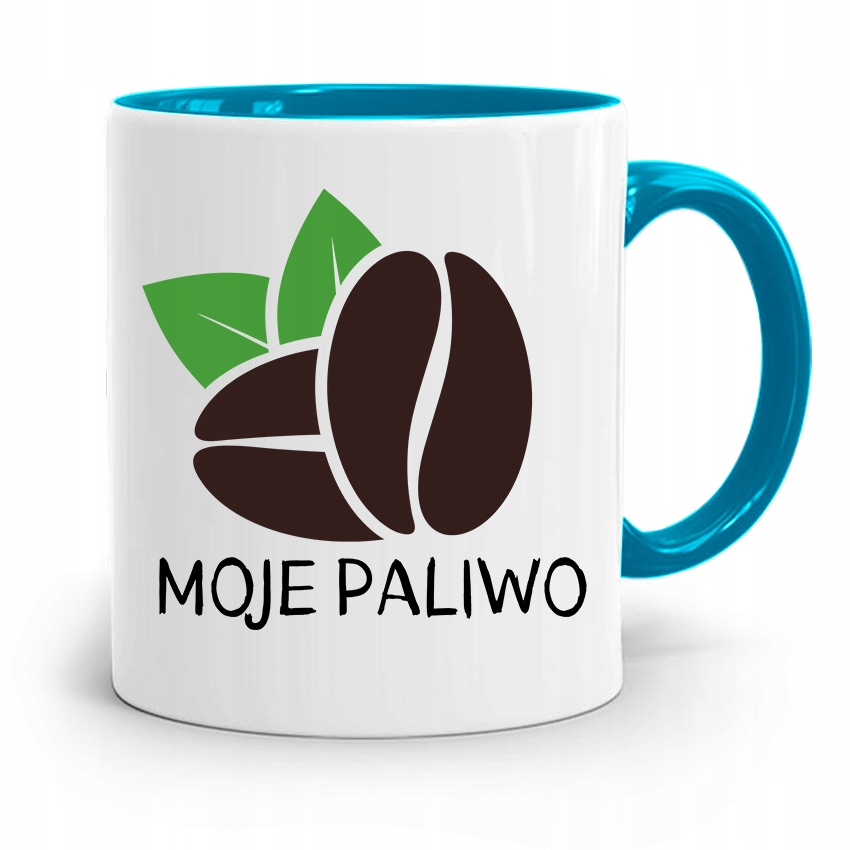 Kubek Błękitny Mechanika Kawa To Moje Paliwo Z Nadrukiem Ze Zdjęciem