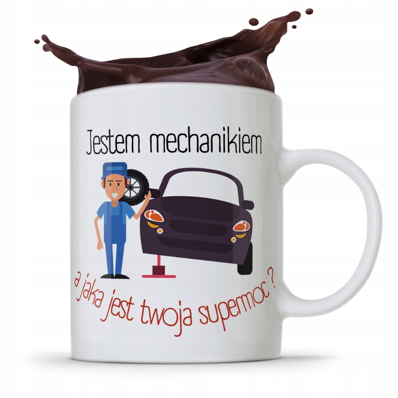 Kubek Prezent Dla Mechanika Jestem Mechanikiem Z Nadrukiem Ze Zdjęciem