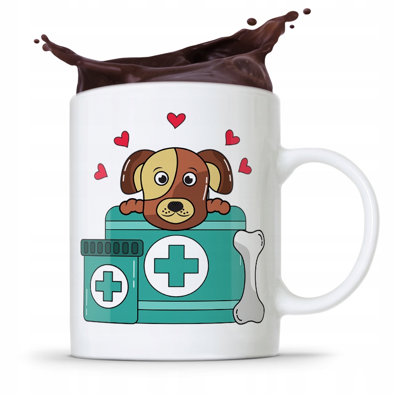 Kubek Dla Weterynarza Najlepszy Weterynarz Prezent Z Nadrukiem Ze Zdjęciem