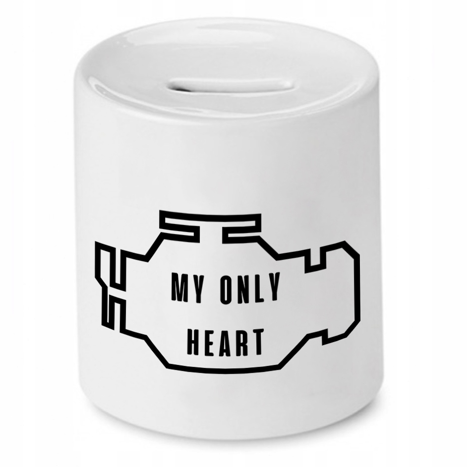 Skarbonka Dla Mechanika My Only Heart Prezent Z Nadrukiem Ze Zdjęciem