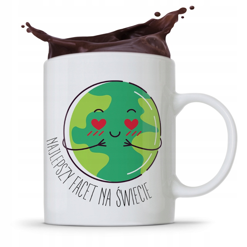 Kubek Dla Chłopaka Najlepszy Facet Na Świecie Z Nadrukiem Ze Zdjęciem