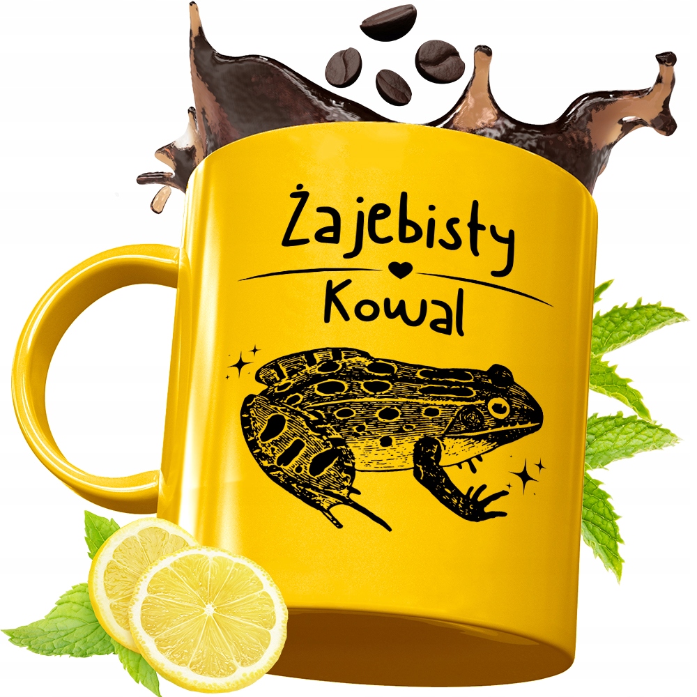 Złoty Kubek Premium Dla Kowala Na Prezent Z Nadrukiem Ze Zdjęciem