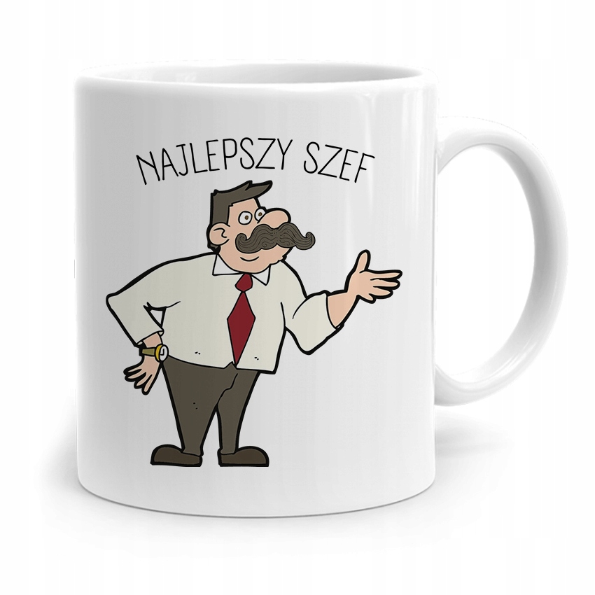 Kubek Prezent Dla Szefa Najlepszy Szef Z Nadrukiem Ze Zdjęciem