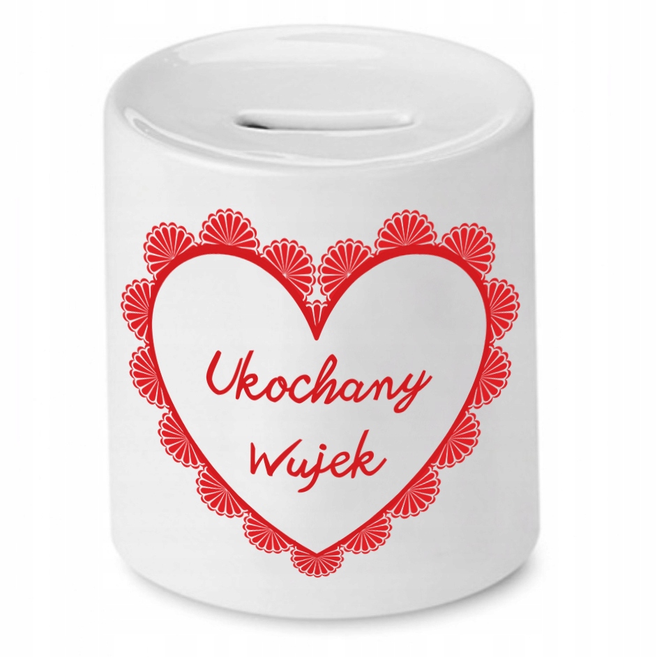 Skarbonka Dla Wujka Ukochany Wujek Prezent Z Nadrukiem Ze Zdjęciem