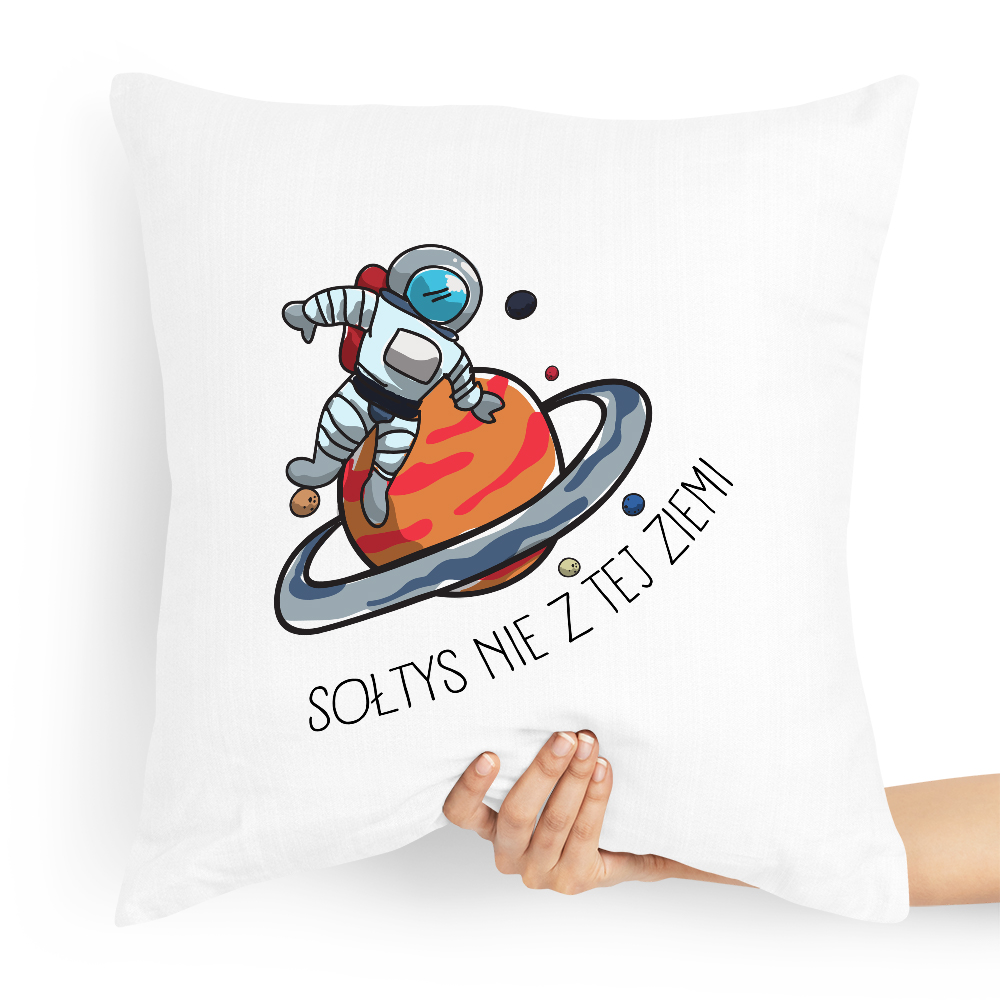 Poduszka Prezent Dla Sołtysa Nie Z Tej Ziemi Z Nadrukiem Ze Zdjęciem