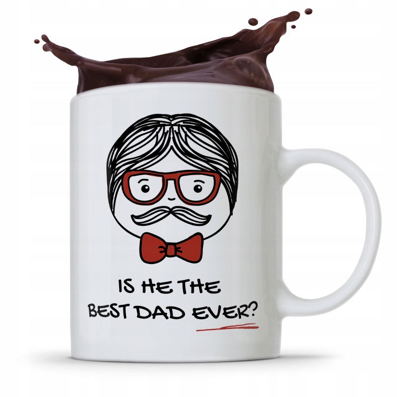 Kubek Na Dzień Ojca Dla Taty Is He The Prezent Z Nadrukiem Ze Zdjęciem