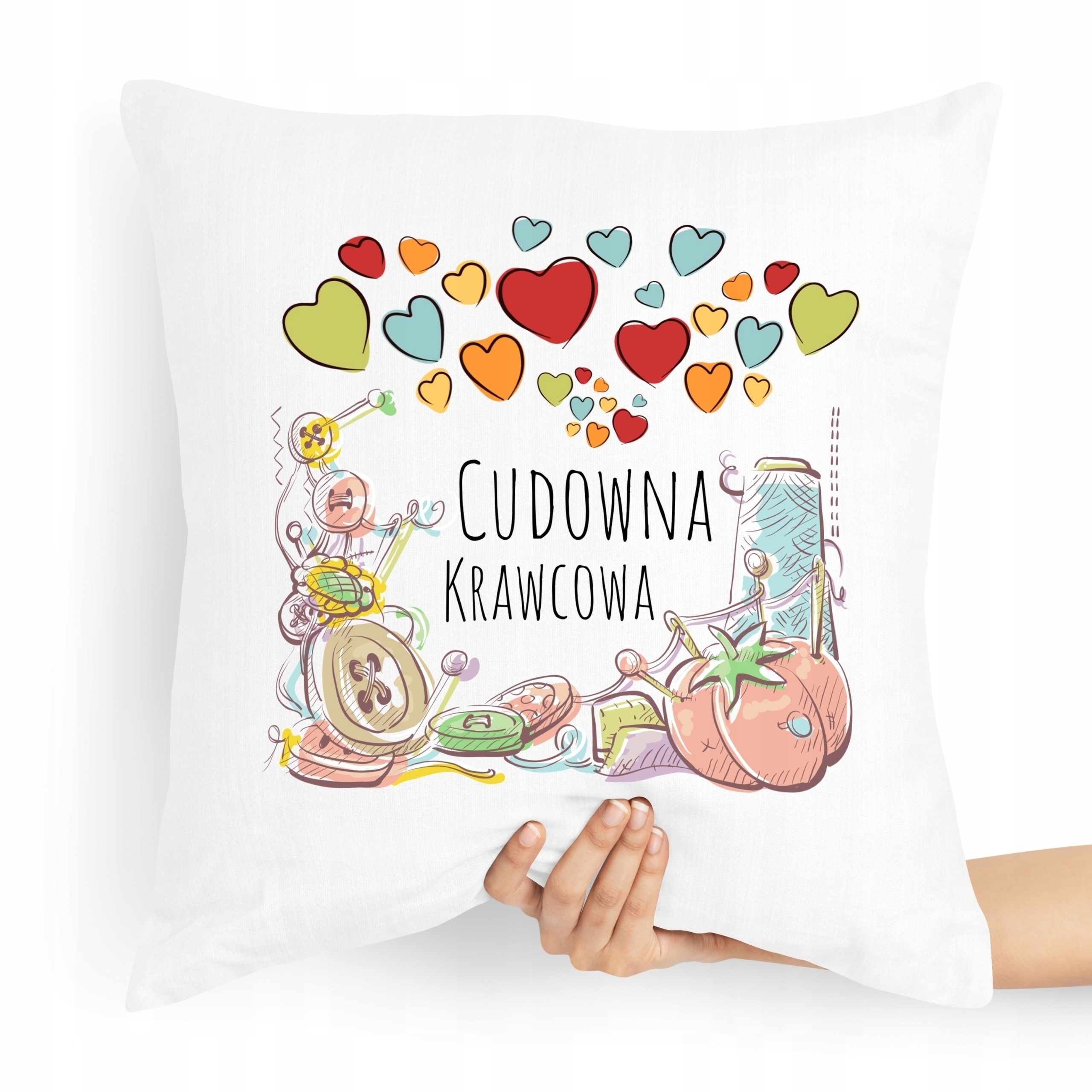 Poduszka Dla Krawcowej Krawca Cudowna Krawcowa Z Nadrukiem Ze Zdjęciem