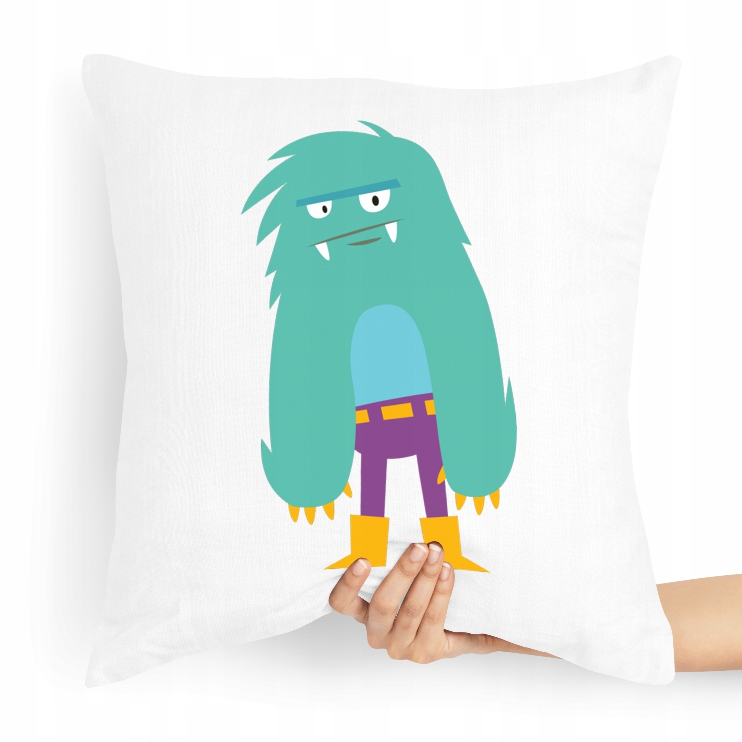 Poduszka Prezent Dla Córki Syna Dziecka Yeti Z Nadrukiem Ze Zdjęciem