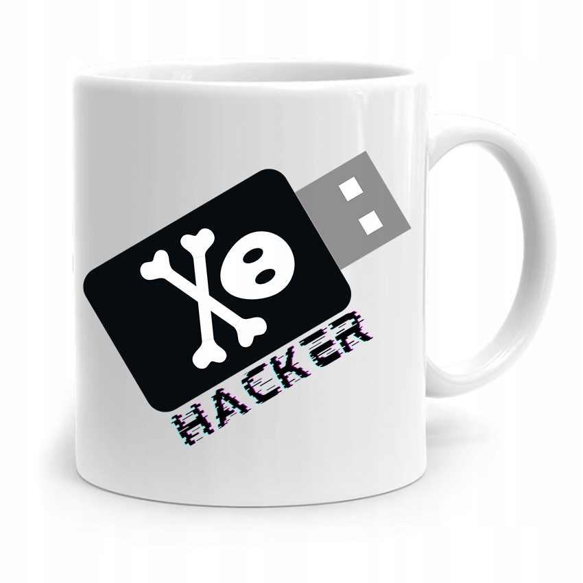 Kubek Prezenty Dla Informatyka Programisty Hacker Z Nadrukiem Ze Zdjęciem
