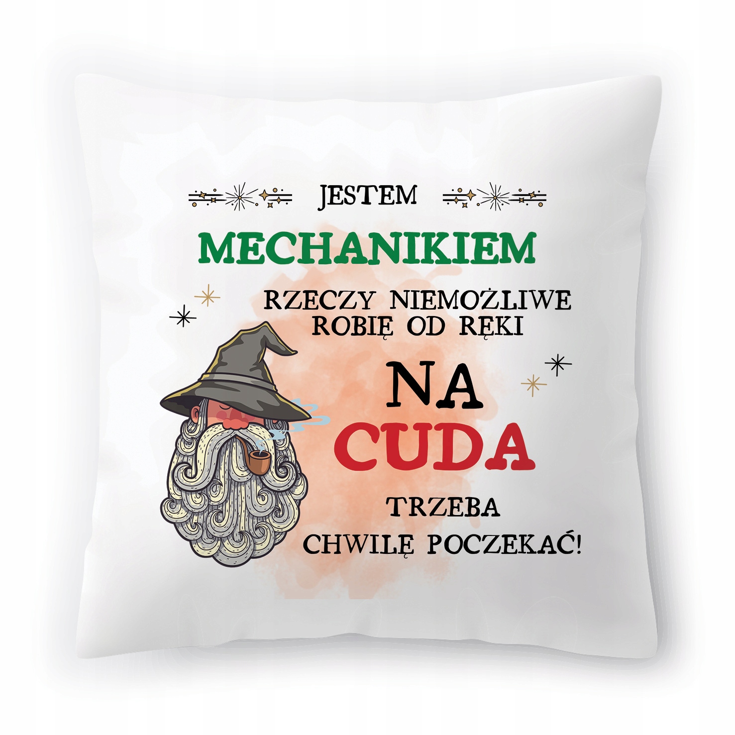 Poduszka Dla Mechanika Na Urodziny Na Prezent Z Nadrukiem Ze Zdjęciem