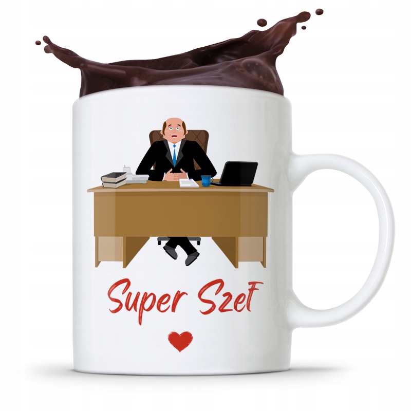 Kubek Prezent Dla Szefa Super Szef Prezent Z Nadrukiem Ze Zdjęciem