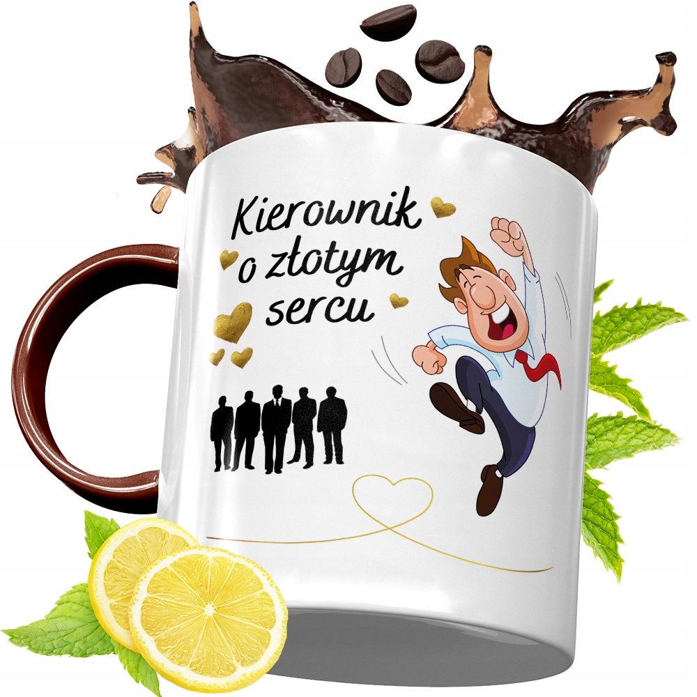 Kubek Bordowy Dla Kierownika Na Urodziny Prezent Z Nadrukiem Ze Zdjęciem