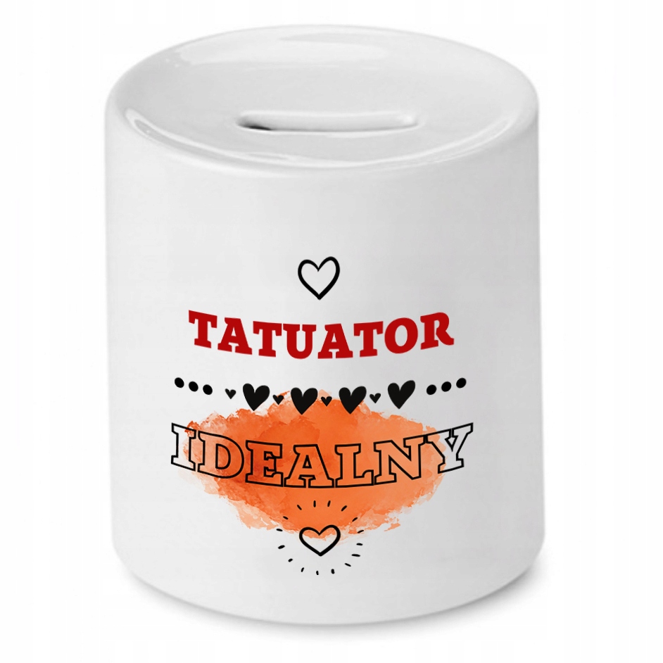 Dla Tatuażysty Prezent Skarbonka Tatuator Idealny Z Nadrukiem Ze Zdjęciem