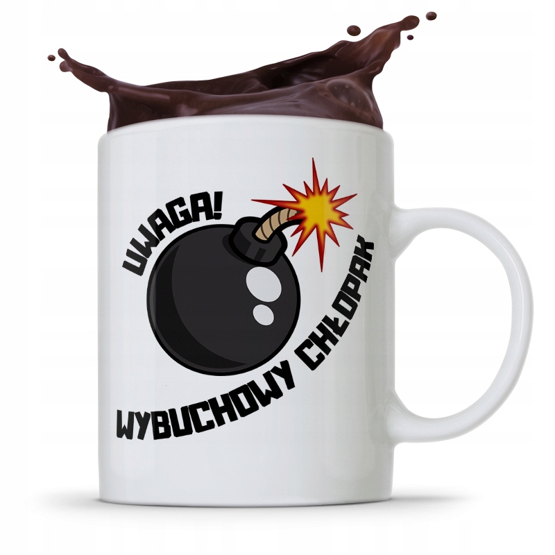 Kubek Prezent Dla Chłopaka Wybuchowy Chłopak Z Nadrukiem Ze Zdjęciem