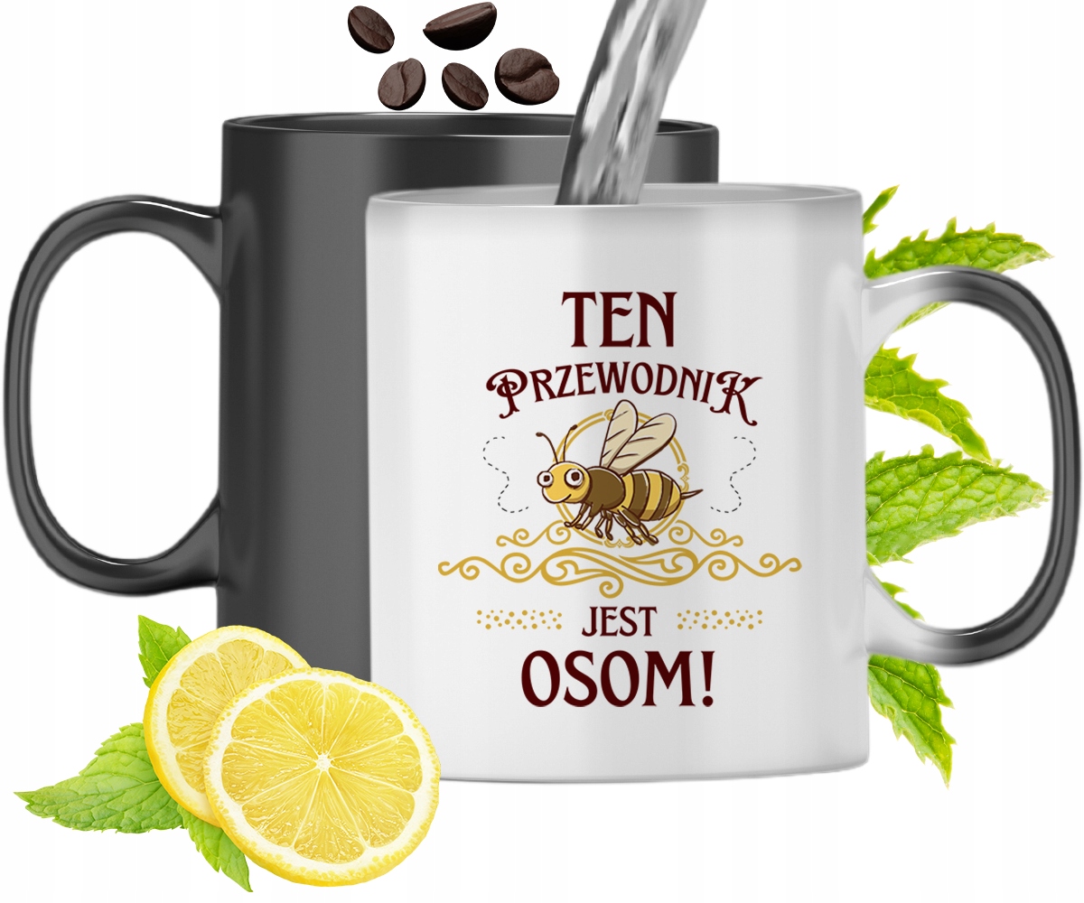 Kubek Magiczny Dla Przewodnika Zmieniający Kolor Z Nadrukiem Ze Zdjęciem