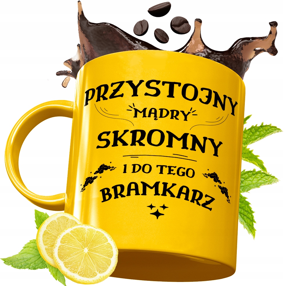 Złoty Kubek Premium Dla Bramkarza Prezent Z Nadrukiem Ze Zdjęciem